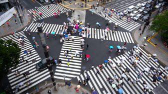 Busy intersection